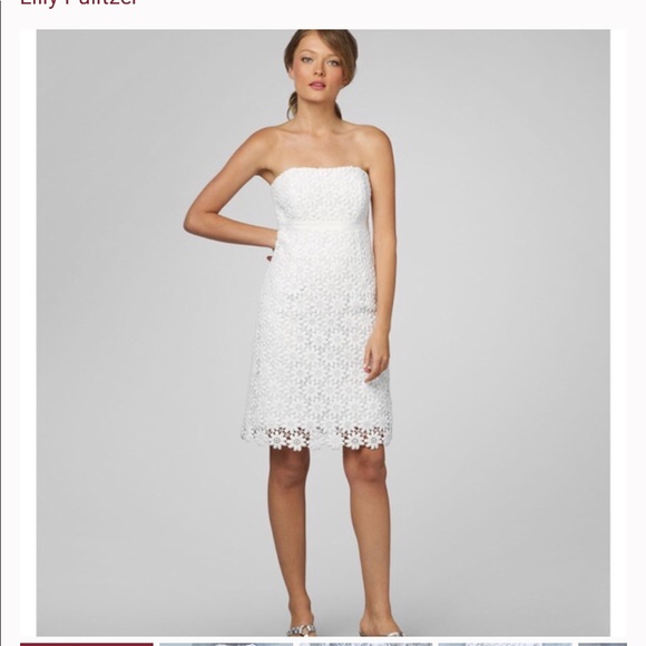 Lilly Pulitzer strapless dress - Picture 2 of 4